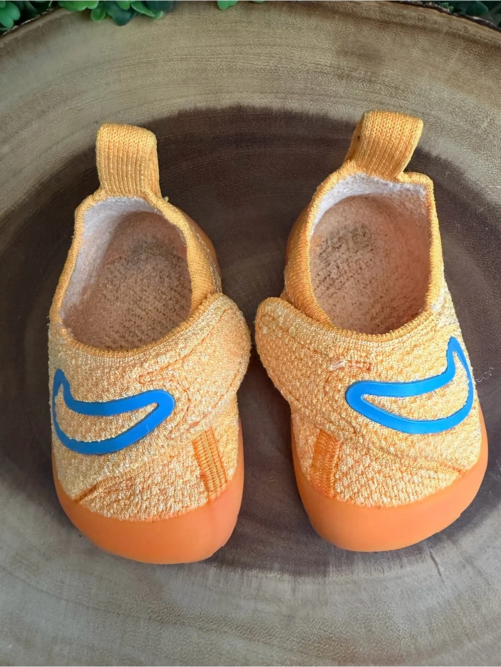Nike Swoosh 1 Baby Shoes~ Rare Laser Orange 3C